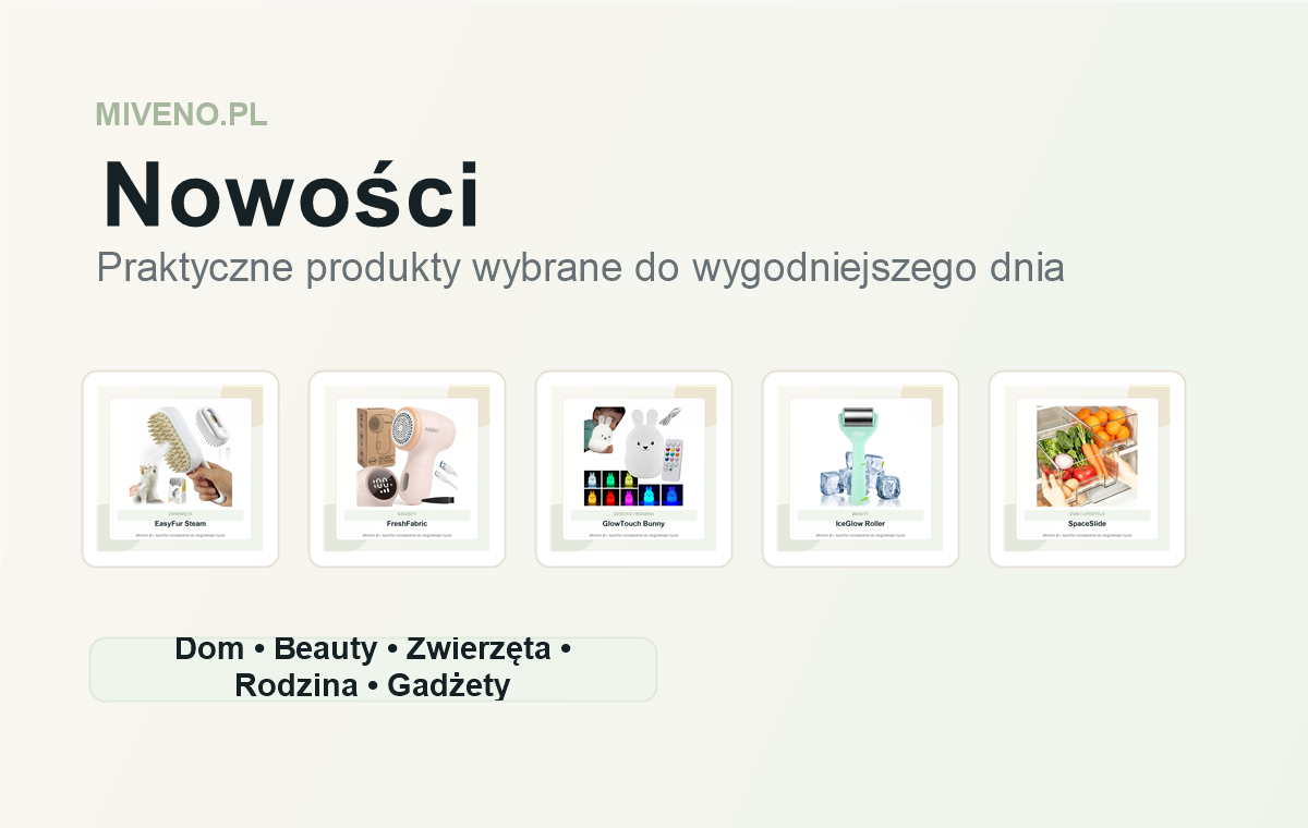 Nowości Miveno — praktyczne produkty