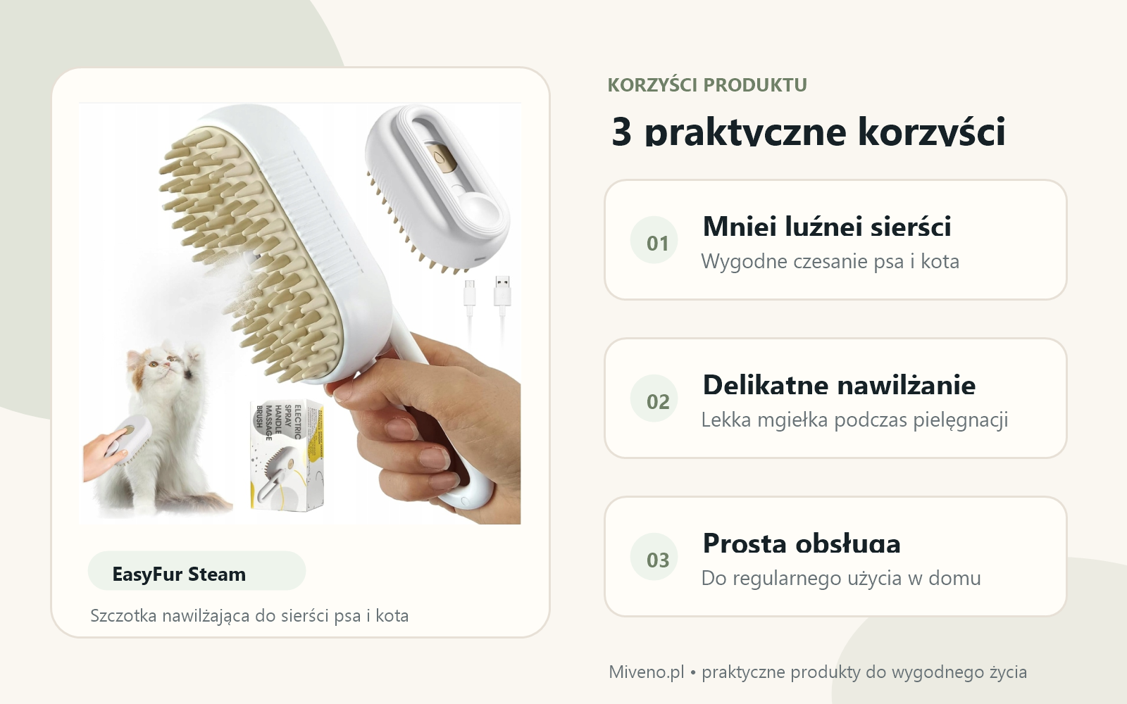 EasyFur Steam — 3 praktyczne korzyści produktu