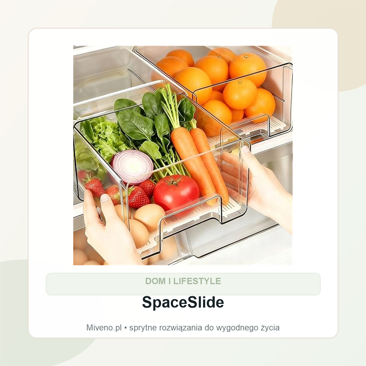 SpaceSlide organizer do lodówki — miniatura katalogowa Miveno
