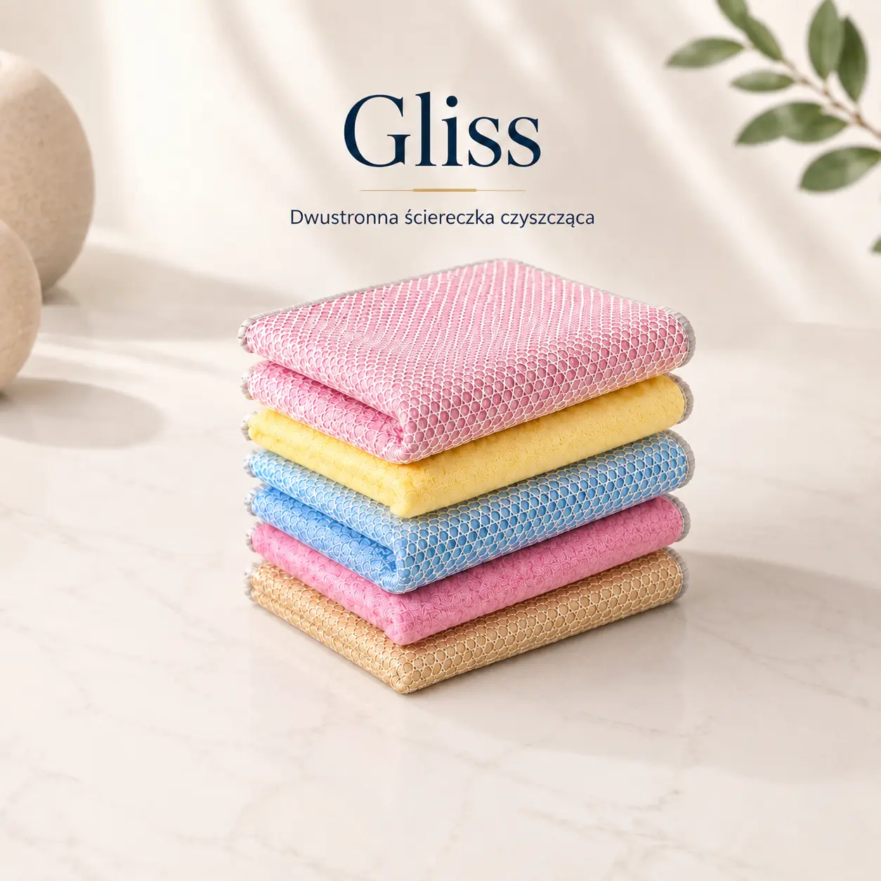 Gliss — dwustronne ściereczki czyszczące