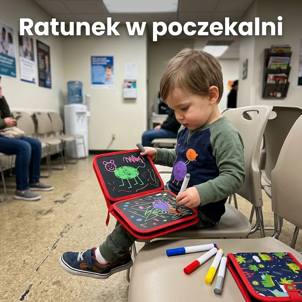 Kreo ‐ zmazywalna książeczka do rysowania (12 pisaków gratis) - obrazek 10